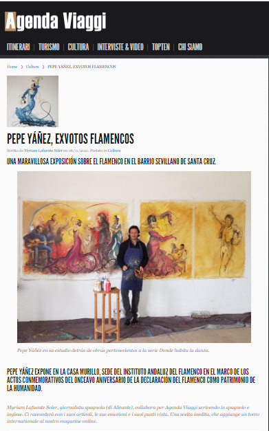 PEPE YÁÑEZ, EXVOTOS FLAMENCOS