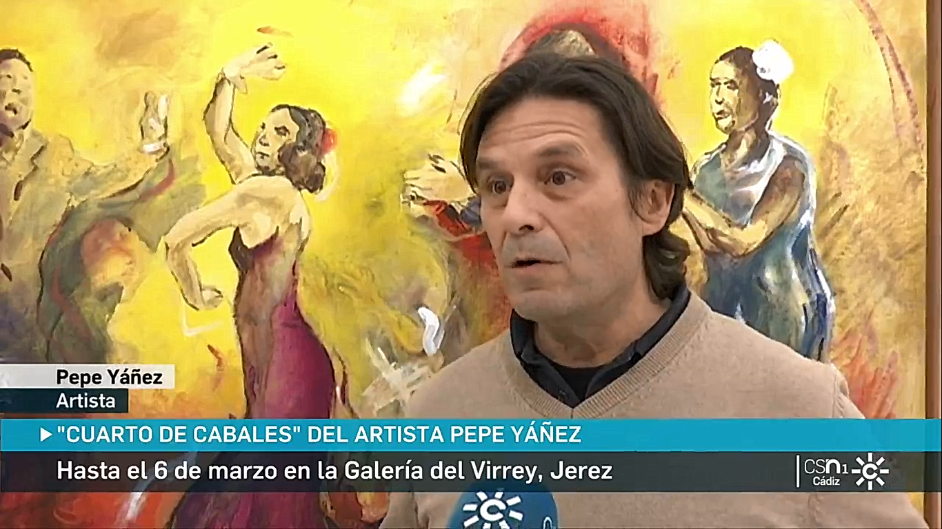 Pepe Yáñez. Canal Sur Tv. Reseña de la exposición 