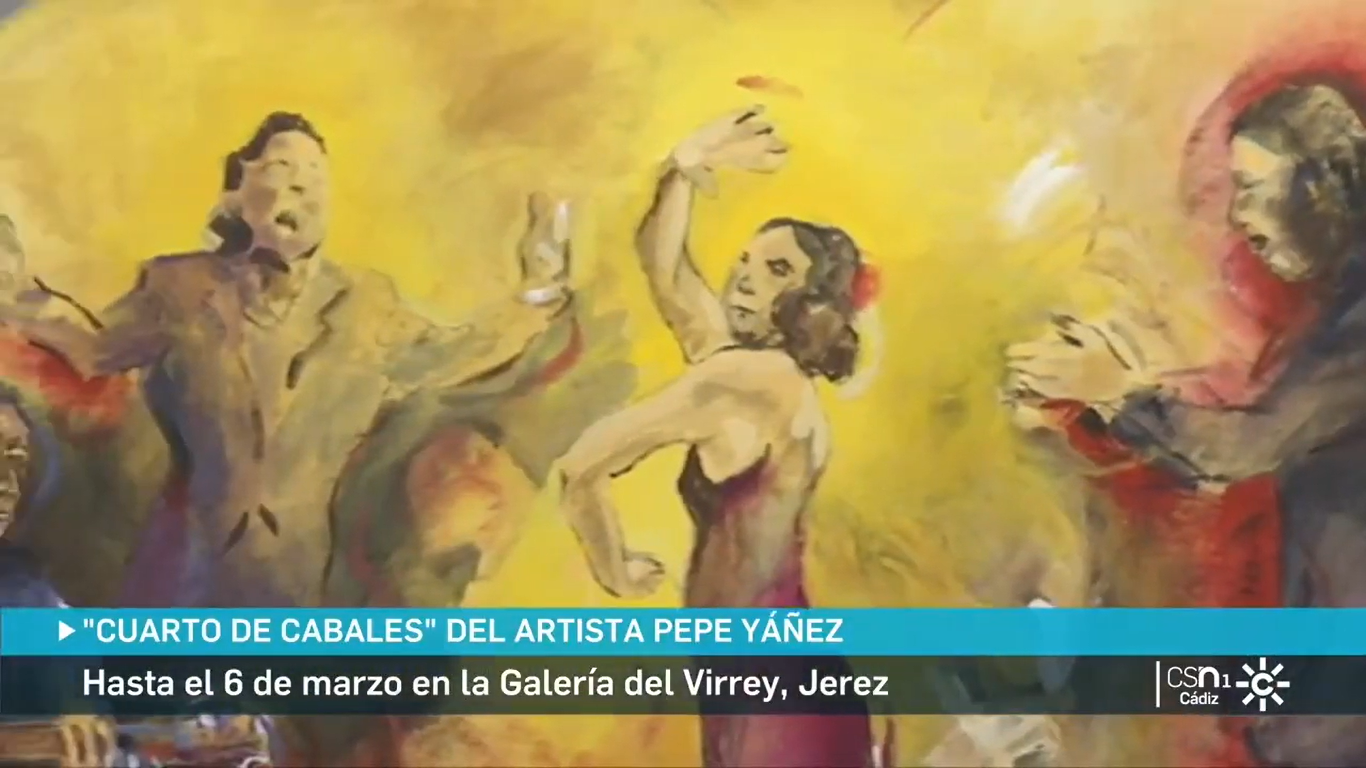 Pepe Yáñez. Canal Sur Tv. Reseña de la exposición 