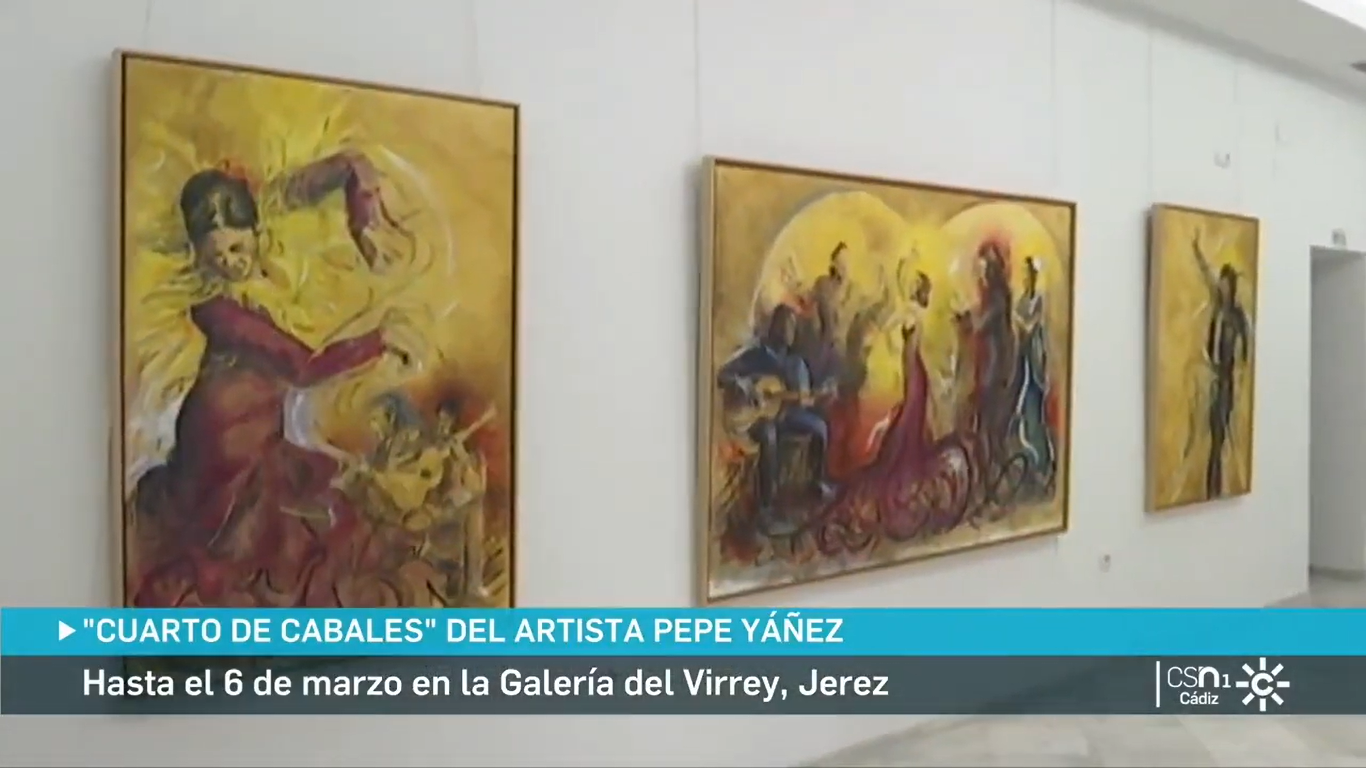 Pepe Yáñez. Canal Sur Tv. Reseña de la exposición 