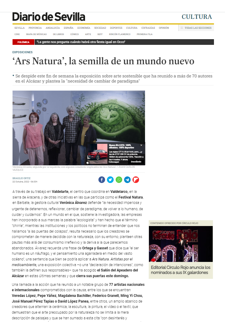 ‘Ars Natura’, la semilla de un mundo nuevo 