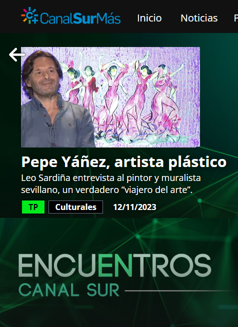 Encuentros Canal Sur TV. Pepe Yáñez