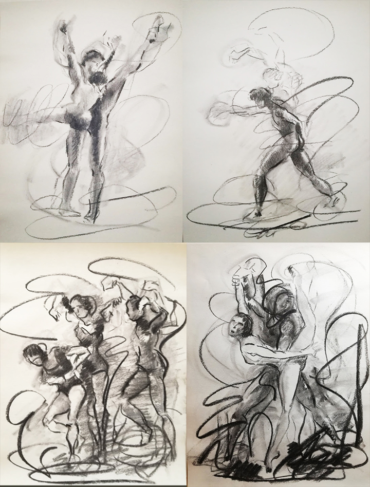 Pepe Yáñez. ESTUDIOS DE MOVIMIENTO DE DANZA